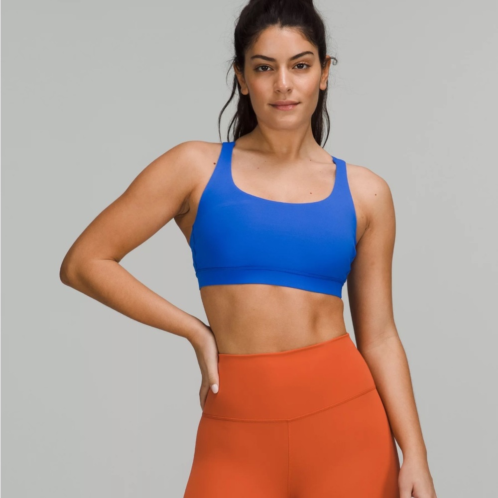 lululemon Energy Bra Blue Size 6